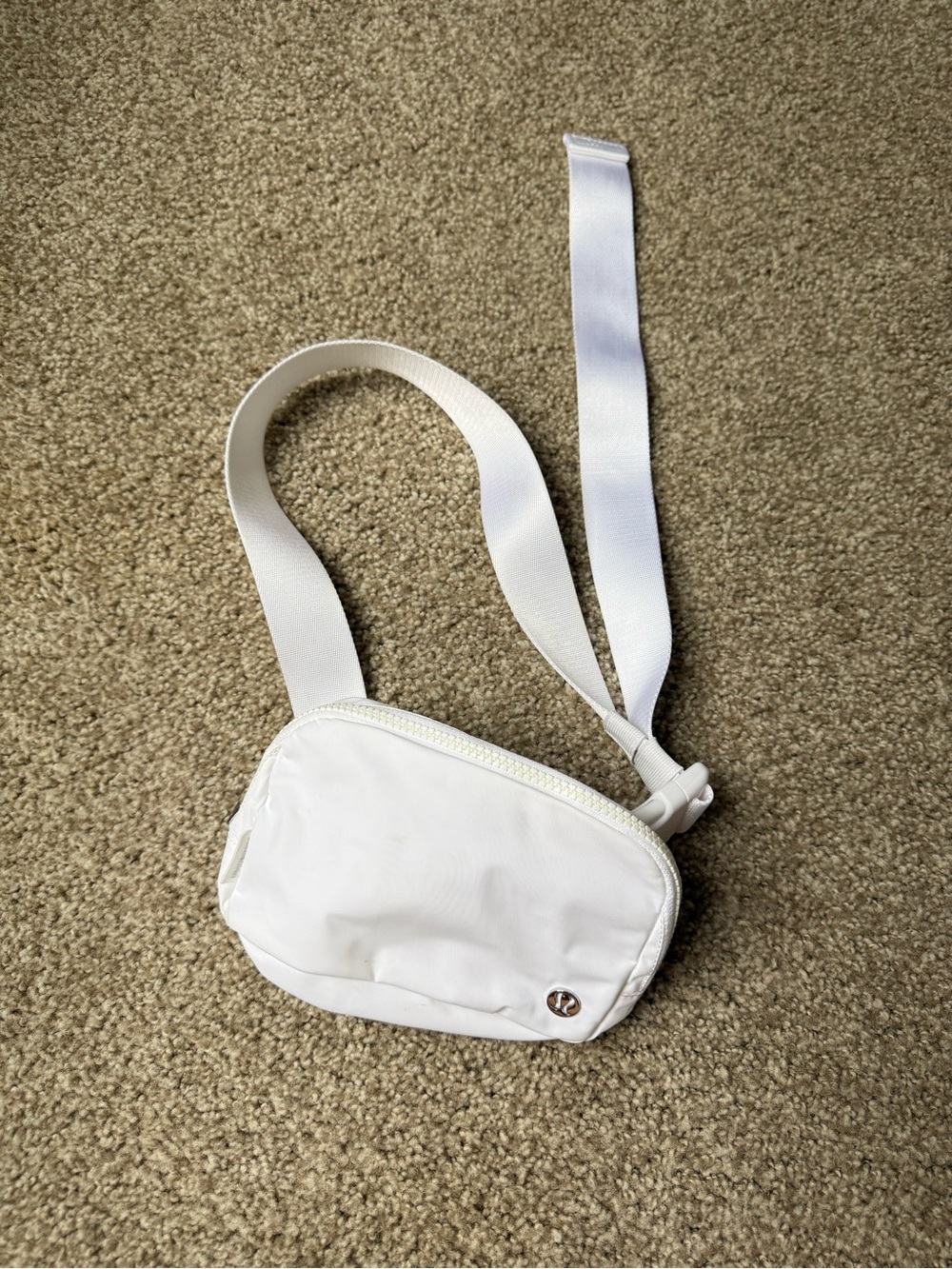lululemon athletica White Crossbody Belt Pouch